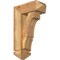 Ekena Millwork Balboa Arts and Crafts Rough Sawn Bracket w/ Offset Brace, Western Red Cedar, 6"W x 14"D x 22"H BKT0604X14X22BOA03RWR - alternate 1